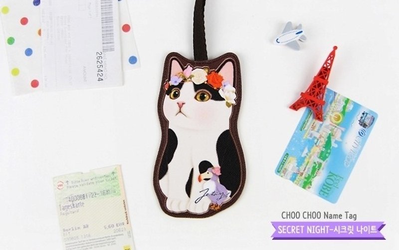Jetoy,甜蜜猫 旅行 吊牌_Secret night  - 行李吊牌 - 其他材质 