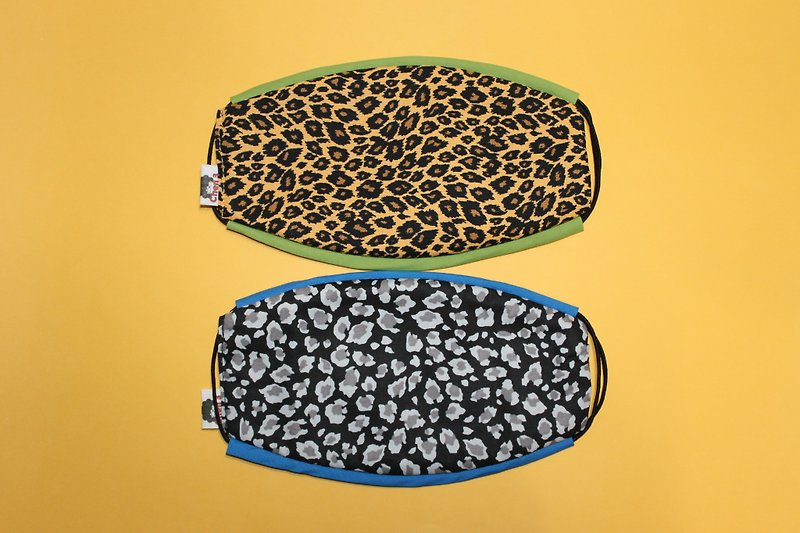 豹豹口罩组合 手工限量立体口罩 舒适/透气/可水洗 - 口罩 - 棉．麻 