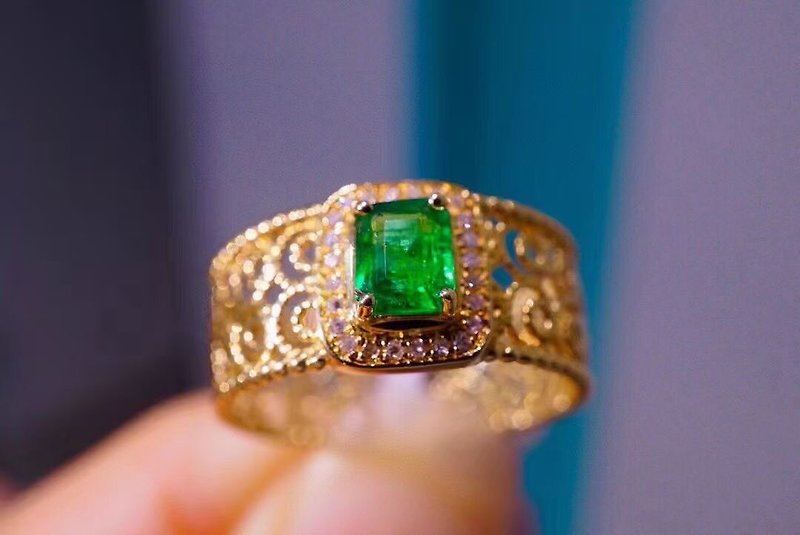 台北奥斯珠宝 祖母绿戒指50分 - 戒指 - 宝石 