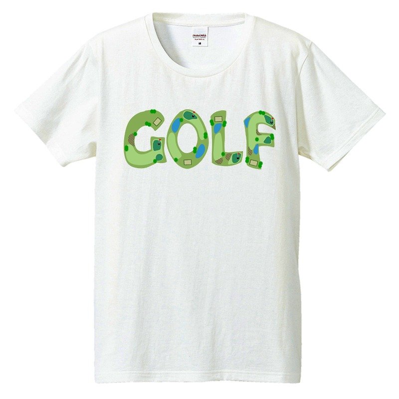 Tシャツ / GOLF - 男装上衣/T 恤 - 棉．麻 白色