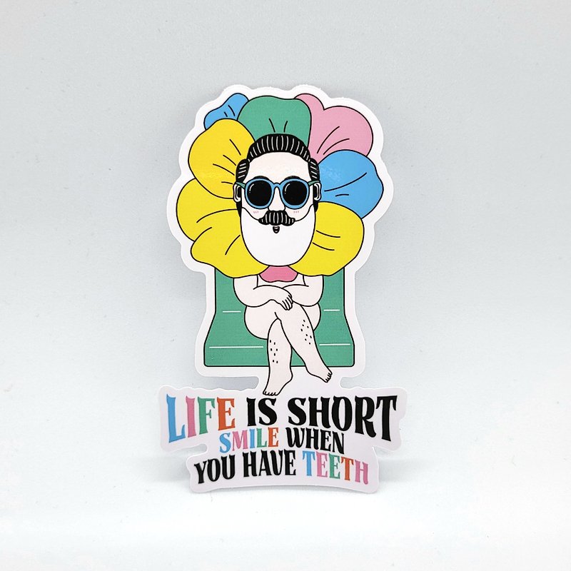 Life is Short | 贴纸 | 旅行行李箱贴纸 - 贴纸 - 纸 
