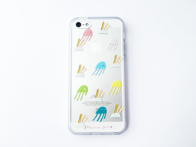 水母偷苹果 | iPhone手机软壳 - 手机壳/手机套 - 塑料 多色