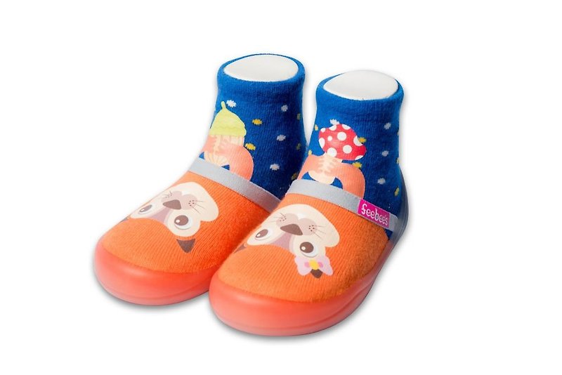 【Feebees】可爱动物系列_花栗鼠 (学步鞋 袜鞋 童鞋 台湾制造) - 童装鞋 - 其他材质 橘色