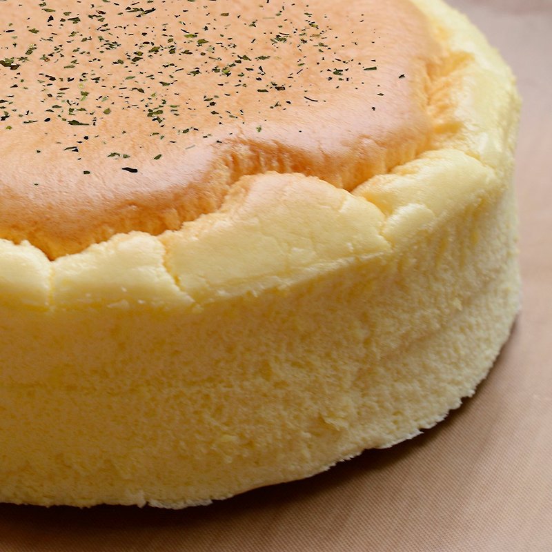— 无 麸 质 — 无糖糙米蛋糕 - 原味咸奶酪 ( 6寸) - 蛋糕/甜点 - 新鲜食材 橘色