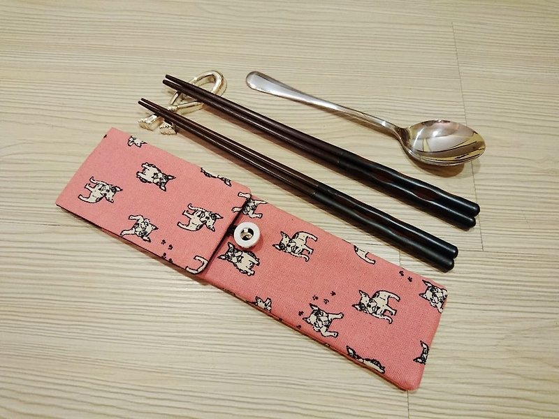 手创环保筷套、筷子袋、组合筷专用(可放2双筷子.汤匙.叉子) A308 - 筷子/筷架 - 棉．麻 多色