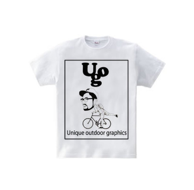 UOG classic YUJI（5.6oz Tシャツ） - 男装针织衫/毛衣 - 棉．麻 白色