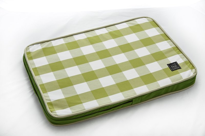 Lifeapp 睡垫替换布套 --- S_W65xD45xH5cm (绿白格)不含睡垫 - 床垫/笼子 - 其他材质 绿色