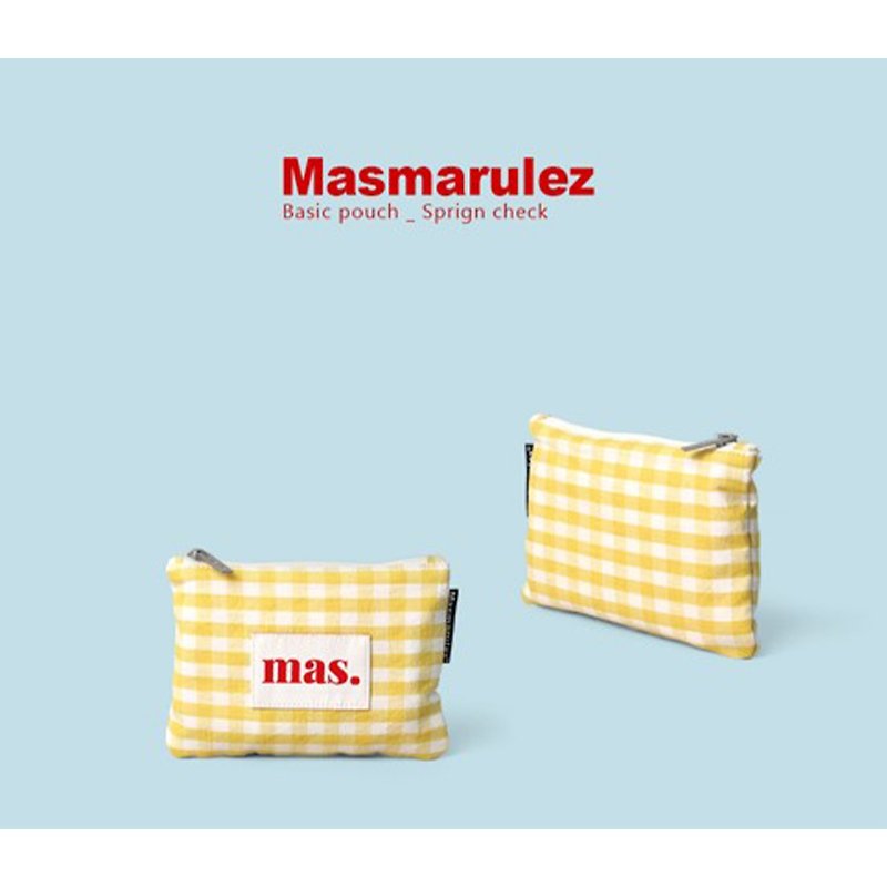 韩国设计师品牌 Masmarulez 麻药化妆包－Strap pouch系列 多色 - 手拿包 - 其他材质 