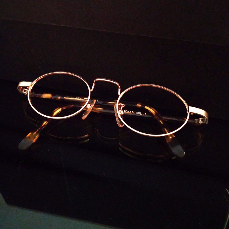 梦露眼镜店 / 90年代古董眼镜框 M05 vintage - 眼镜/眼镜框 - 贵金属 