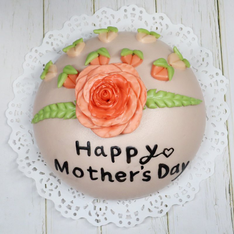 手一伸 母亲节蛋糕 心中有爱 藏爱心蛋糕馒头 母亲节馒头蛋糕 - 蛋糕/甜点 - 新鲜食材 