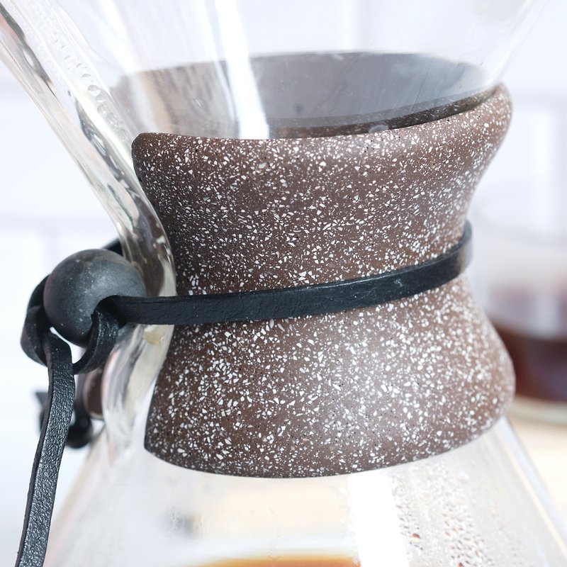 Collars for Chemex Coffee Maker- Brown Dust - 咖啡壶/周边 - 其他材质 