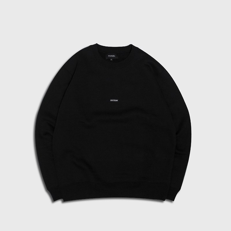 DYCTEAM - LOGO Heavyweight Sweatshirt - 中性连帽卫衣/T 恤 - 棉．麻 黑色
