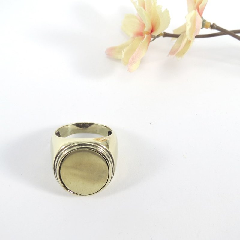 Round simple ring - 戒指 - 其他金属 橘色