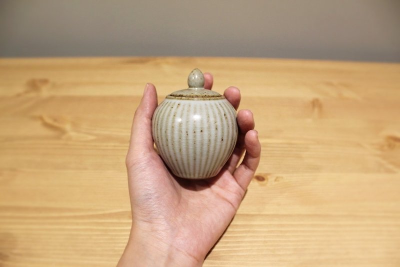 【有好食茶】日式粗陶迷小茶仓茶罐/给茶叶一个家 - 花瓶/陶器 - 陶 绿色