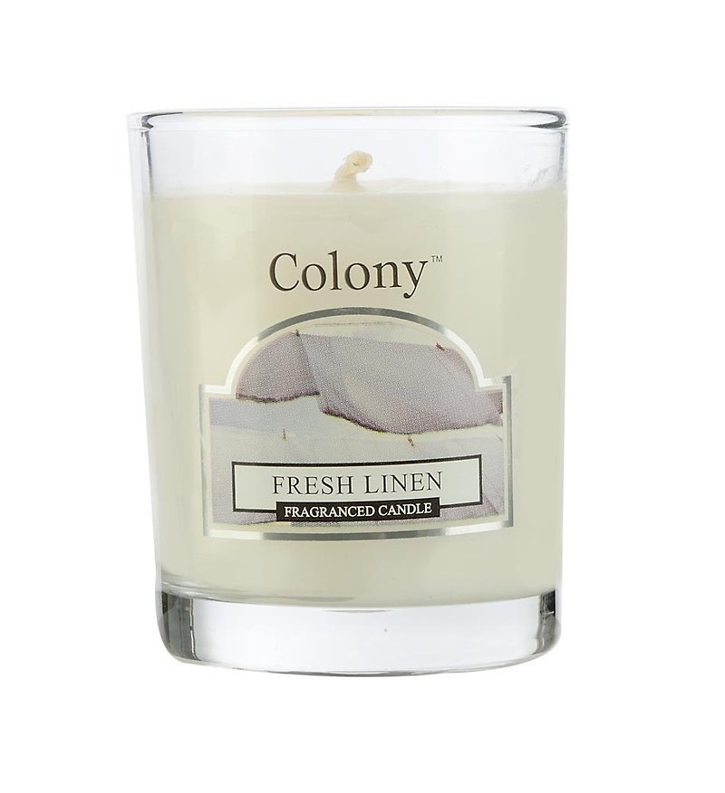 英伦香氛 Colony系列 清新亚麻 小罐玻璃蜡烛 - 蜡烛/烛台 - 蜡 