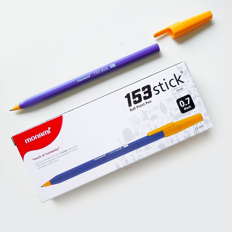 Monami-马卡龙六角0.7原子笔一打组-薰衣草紫,MNM95175 - 圆珠笔/中性笔 - 塑料 紫色