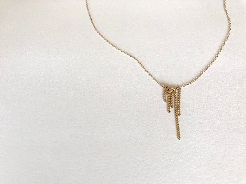 melt（necklace） - 项链 - 其他金属 金色