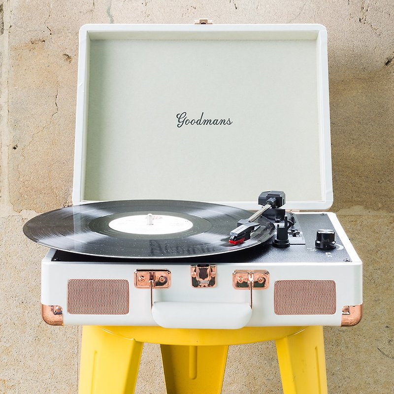 【圣诞礼物】Goodmans Ealing Turntable 英国手提箱黑胶唱片机 - 扩音器/喇叭 - 其他材质 多色