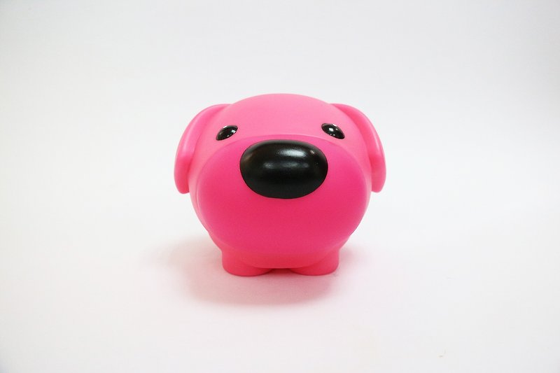 my Dog我的狗狗-存钱筒 扑满 摆饰-亮亮桃红 - 储蓄罐 - 塑料 粉红色