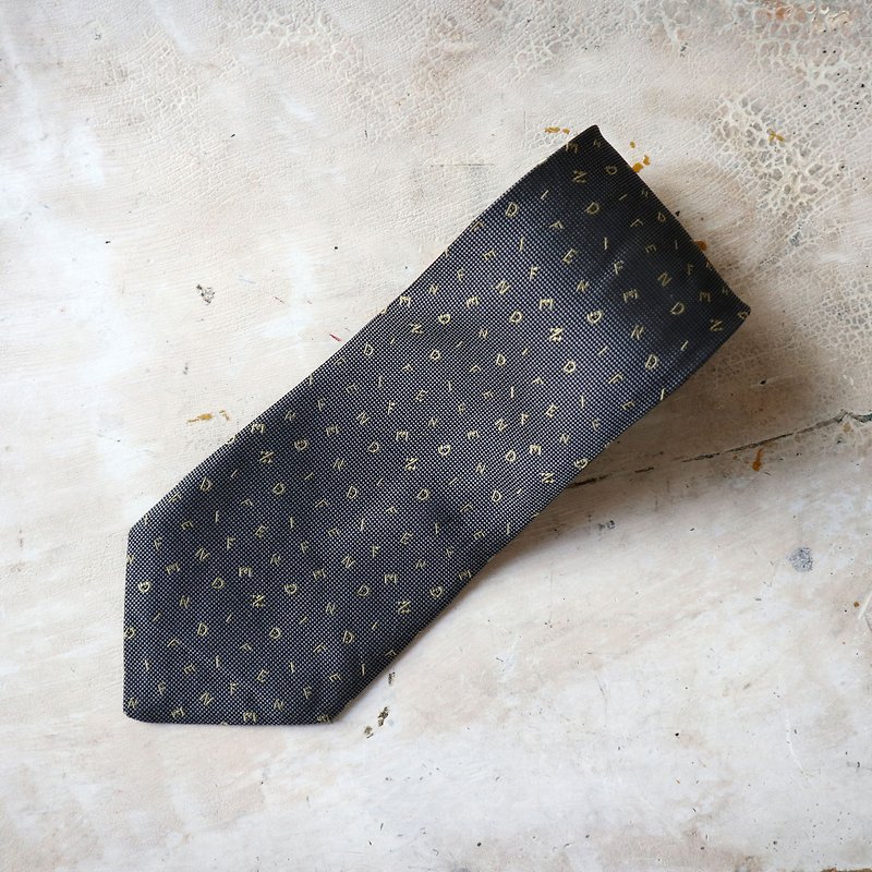 南瓜Vintage。古着 复古 意大利制 Fendi 高级 领带 - 领带/领带夹 - 丝．绢 