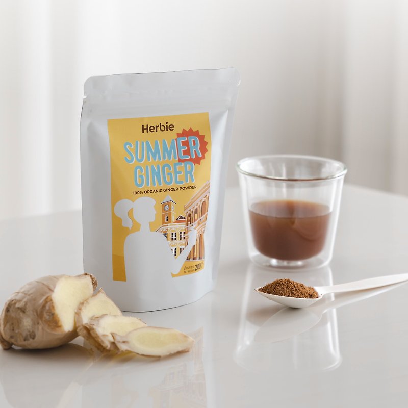 Summer Ginger 200 g | Organic ginger powder - 果汁/蔬果汁 - 植物．花 黄色