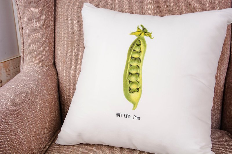 抱枕-豌豆 Pea 双面抱枕 - 枕头/抱枕 - 聚酯纤维 绿色