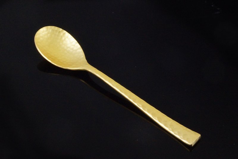 暮暮 WASABI GOLD咖啡匙 - 餐刀/叉/匙组合 - 其他金属 金色