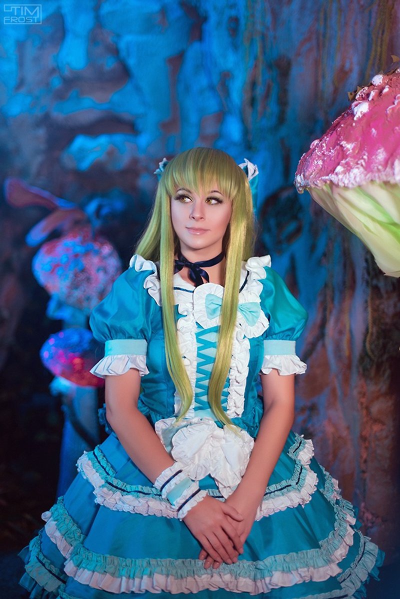 Code Geass CC Alice in Wonderland Halloween cosplay costume IN STOCK - 洋装/连衣裙 - 其他材质 多色