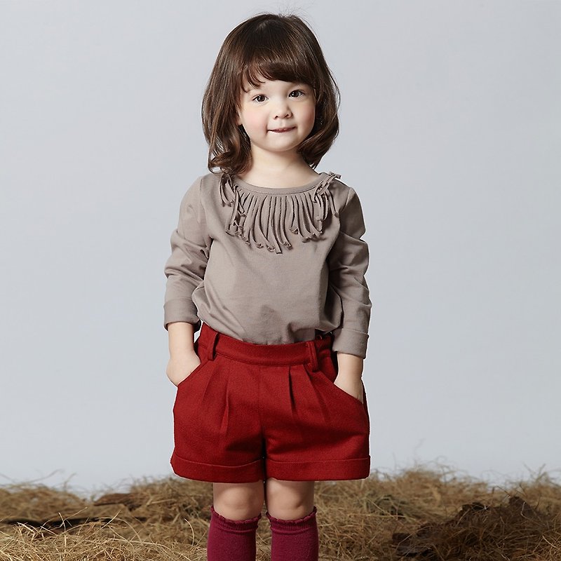 Ángeles-经典打折毛料短裤 (2-6岁) - 其他 - 羊毛 