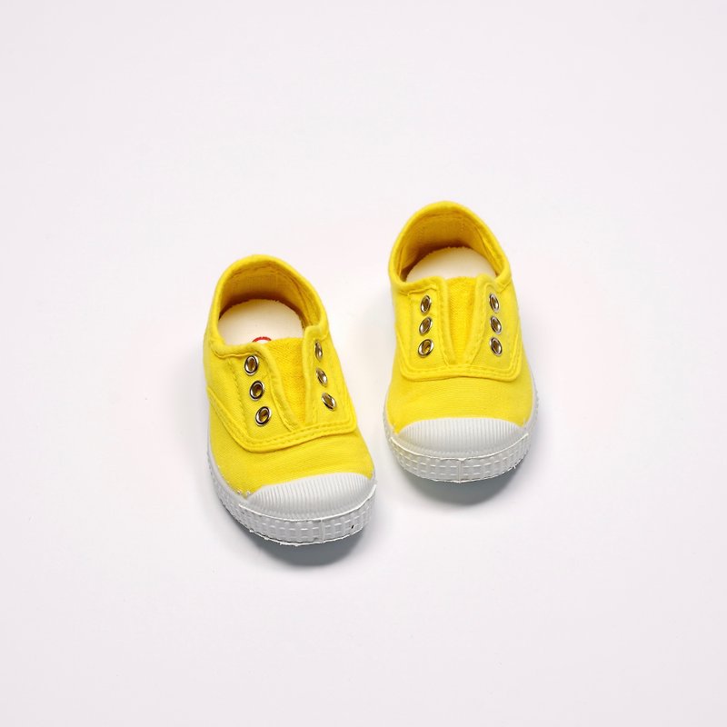 西班牙国民帆布鞋 CIENTA 70997 70 鲜黄色 经典布料 童鞋 - 童装鞋 - 棉．麻 黄色
