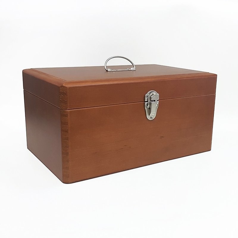 仓敷意匠 手提木盒.道具箱 / 大 (17098-06) - 收纳用品 - 木头 咖啡色