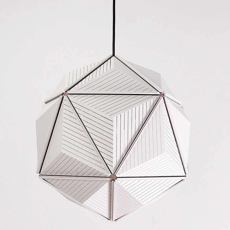 QUALY 三角几何-灯罩(白) - 灯具/灯饰 - 塑料 白色