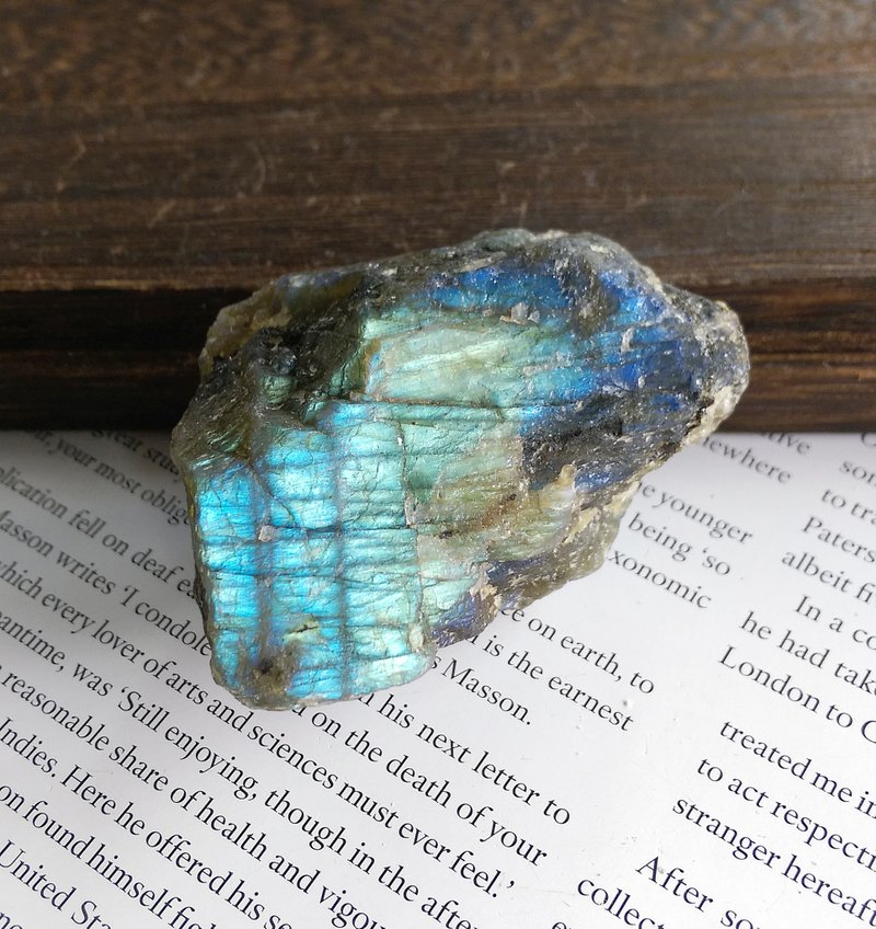 Labradorite 马达加斯加产地 拉长石 天然矿石 原矿 - 摆饰 - 其他材质 