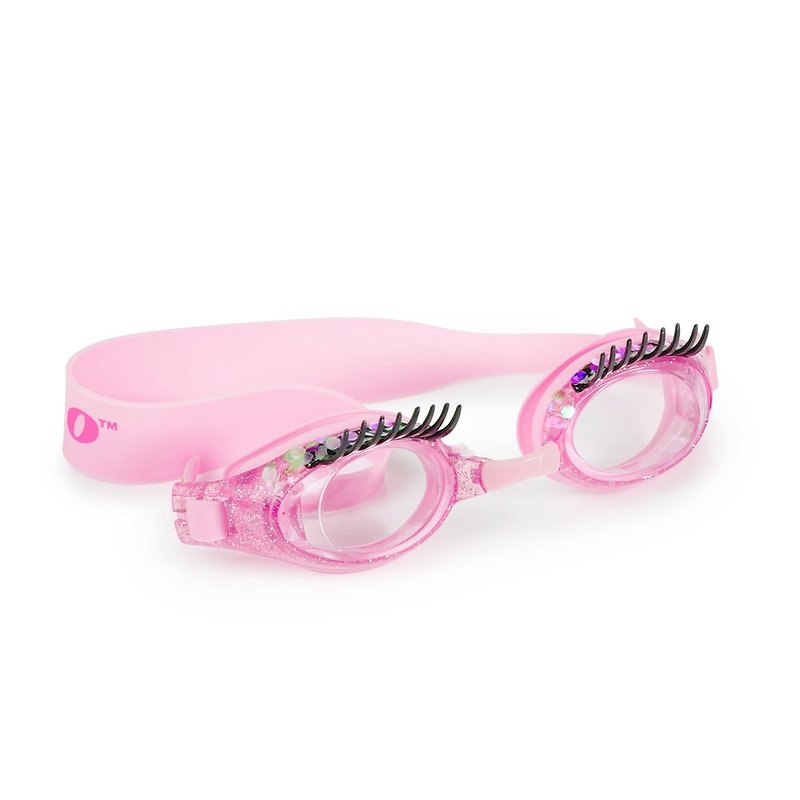 美国Bling2o 儿童造型泳镜 睫毛弯弯-粉红色 - 泳衣/游泳用品 - 塑料 粉红色