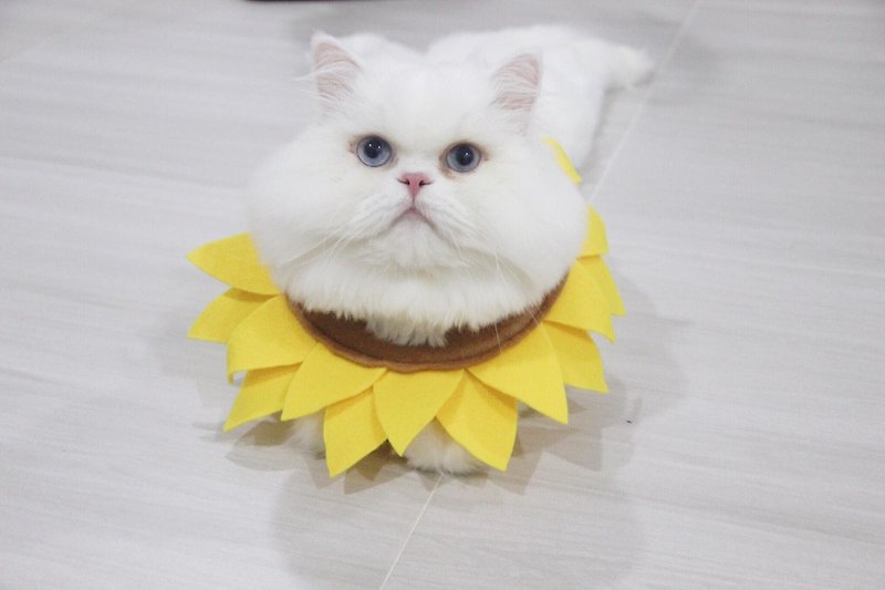 Sunflower costume for cats and small dogs - 衣/帽 - 其他材质 