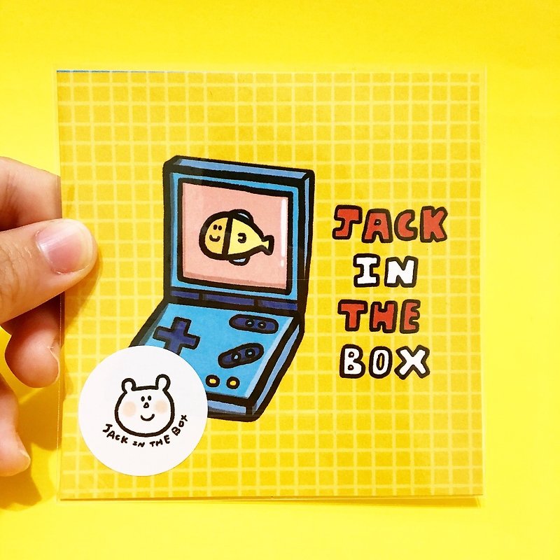 Jack in the box 电动玩具系列方形小卡2 内有多款可选 - 卡片/明信片 - 纸 