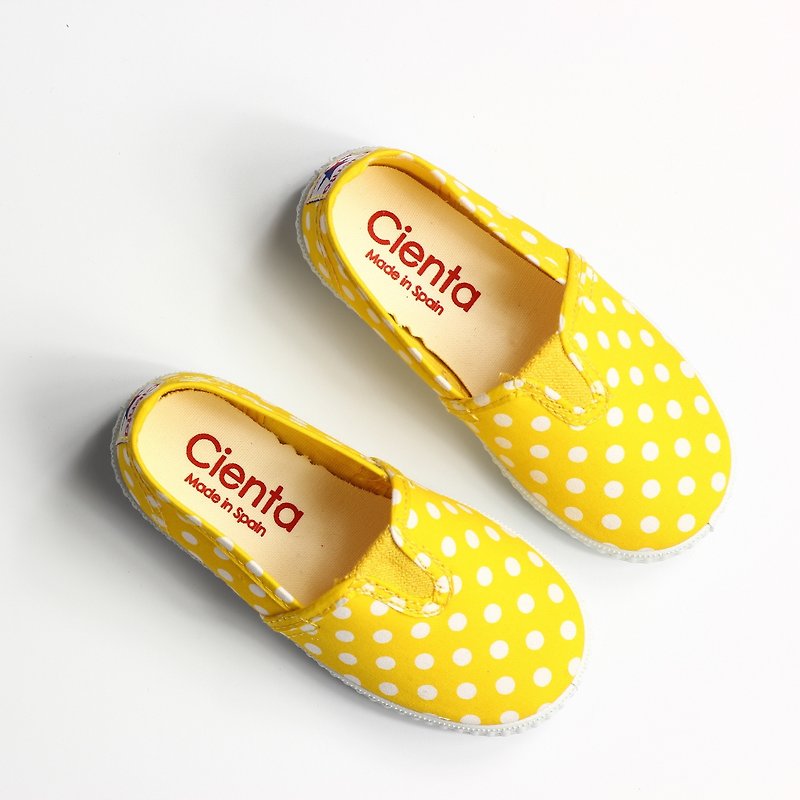 西班牙国民帆布鞋 CIENTA 54088 04黄色 幼童、小童尺寸 - 童装鞋 - 棉．麻 黄色