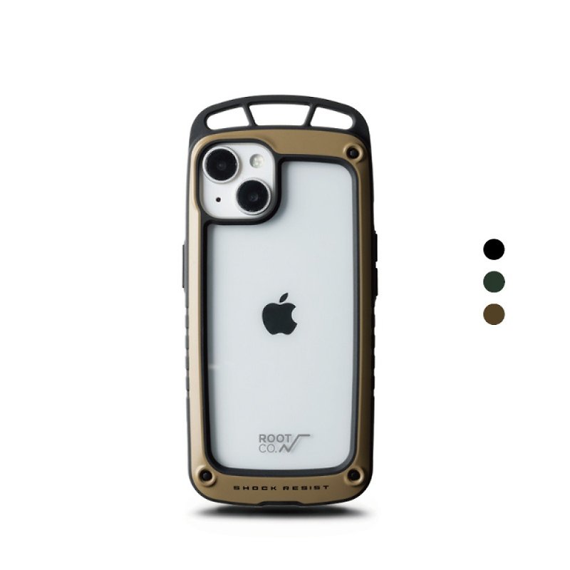 日本 ROOT CO. iPhone 14 透明背板上挂勾防摔手机壳 - 手机壳/手机套 - 塑料 多色