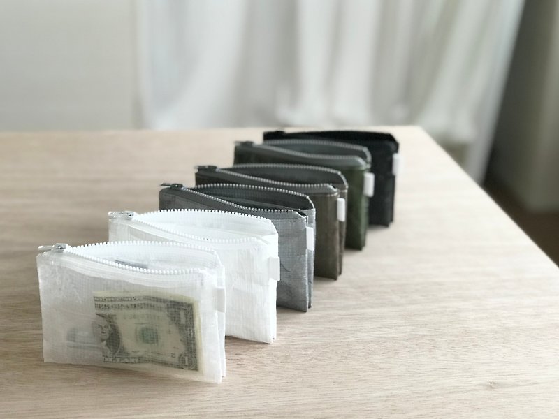 clear【mini wallet】超軽量ポリエチレン素材 / ユニセックス - 皮夹/钱包 - 其他人造纤维 透明