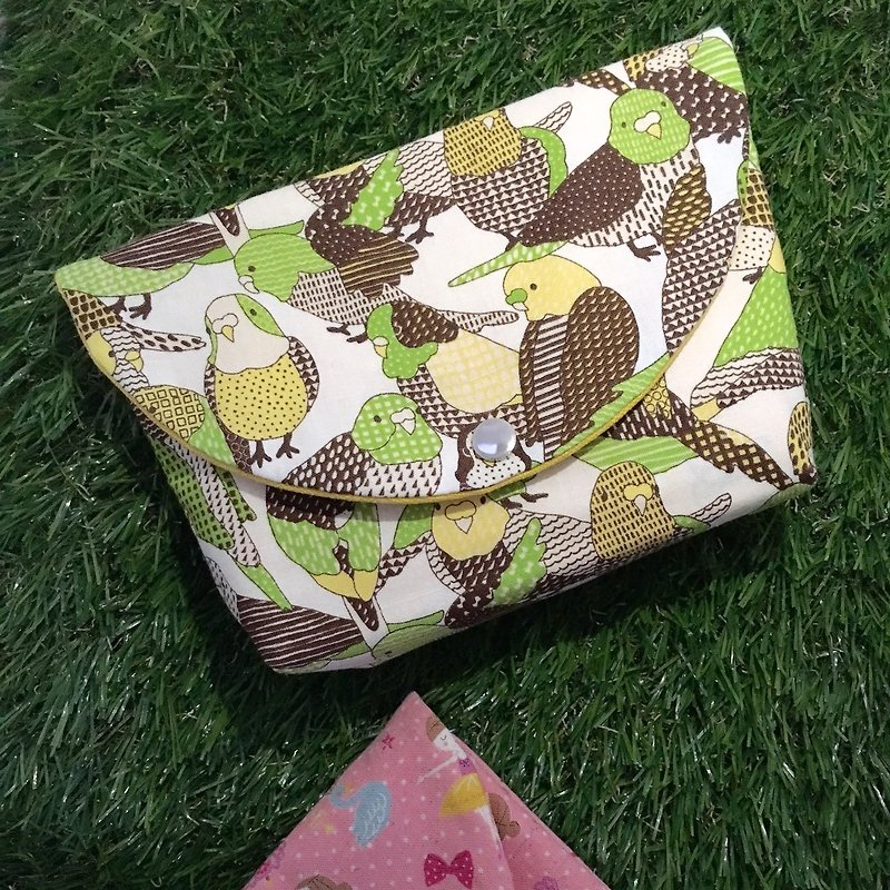 小鸟化妆包 - 化妆包/杂物包 - 其他材质 绿色