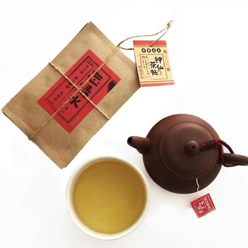 神仙茶帖-忘情水-鲜绿茶-5包入 - 茶 - 纸 红色