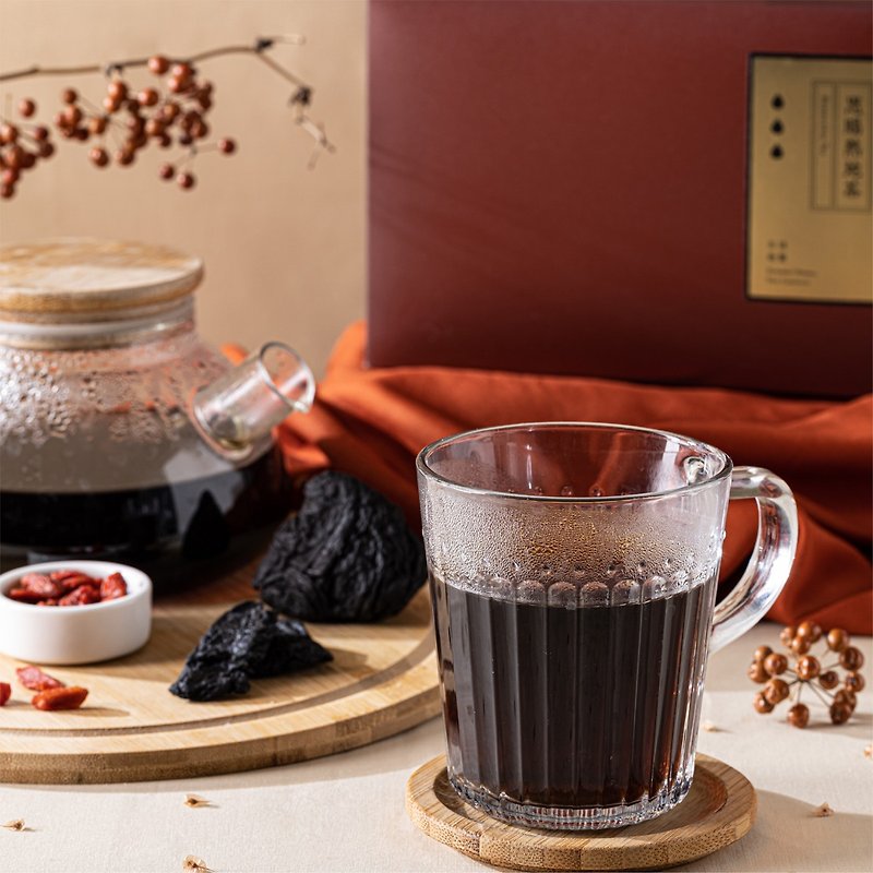 汉方茶 | 恩赐熟地茶21入【滋补强身】无咖啡因养生茶 舒眠 - 茶 - 新鲜食材 咖啡色