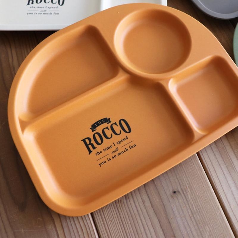 日本 ROCCO 餐盘 三色 - 盘子/餐盘/盘架 - 树脂 橘色