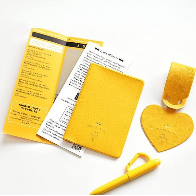 2NUL心动时刻护照套-柠檬黄,TNL85182 - 护照夹/护照套 - 塑料 黄色