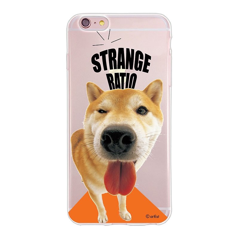 The Dog大头狗授权-TPU手机壳,AJ09 - 手机壳/手机套 - 硅胶 橘色
