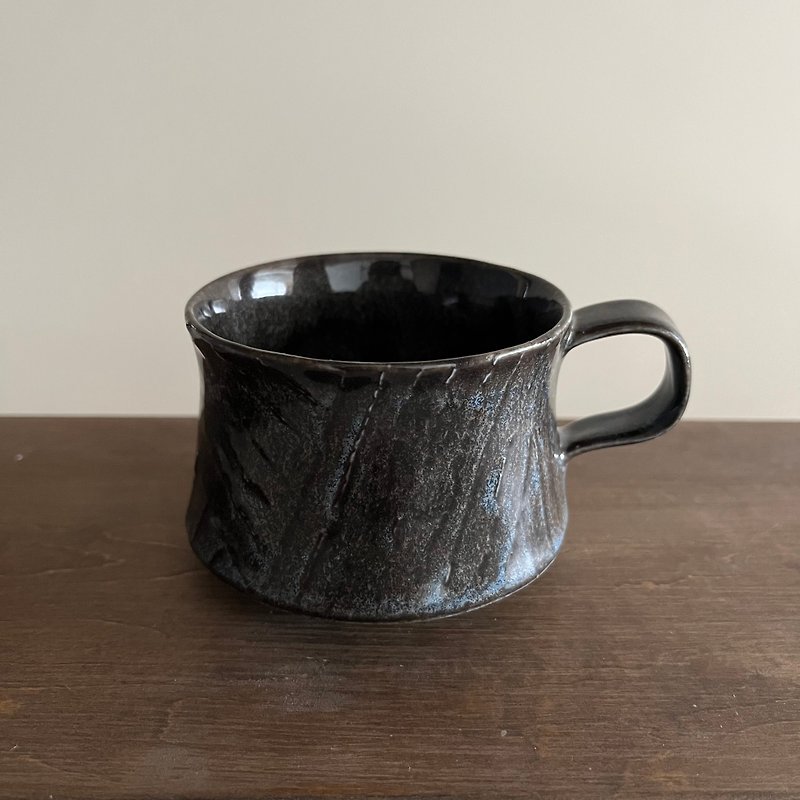 斜纹杯 - 花瓶/陶器 - 陶 