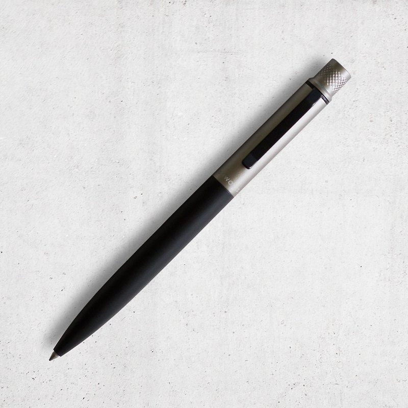 双料系列 电容宝珠笔 (钢铁灰/黑) 含客制化刻字 - 钢珠笔 - 其他金属 