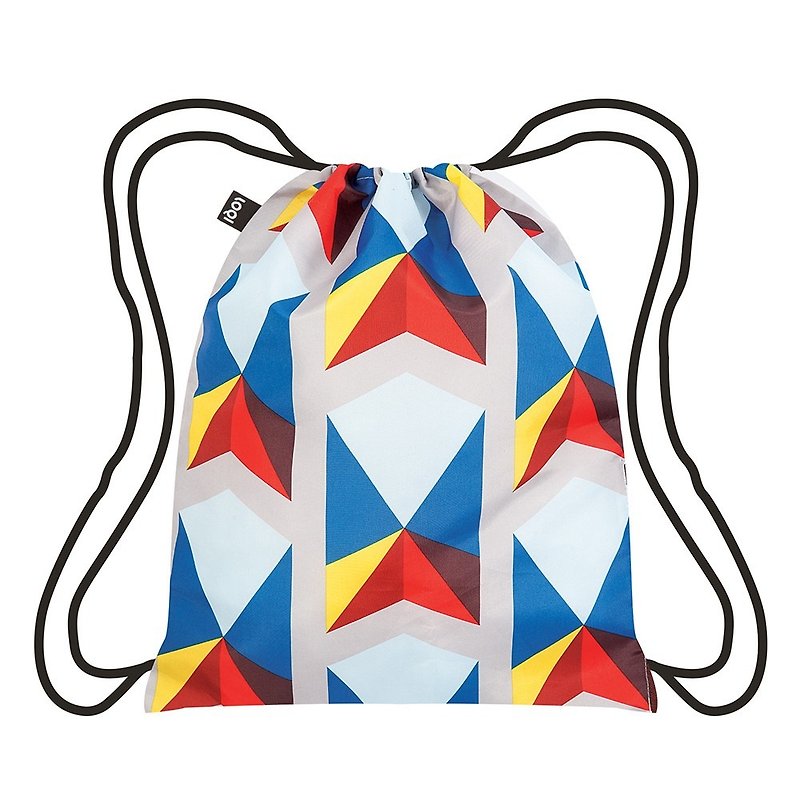 LOQI 束口后背包│三角形 - 束口袋双肩包 - 塑料 