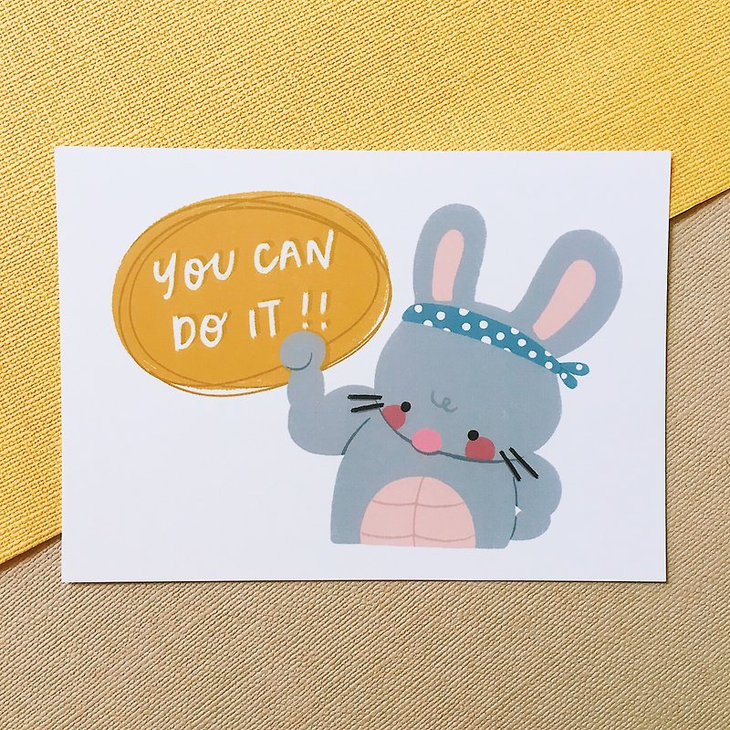 You Can Do It - Squeaky 明信片 - 卡片/明信片 - 纸 