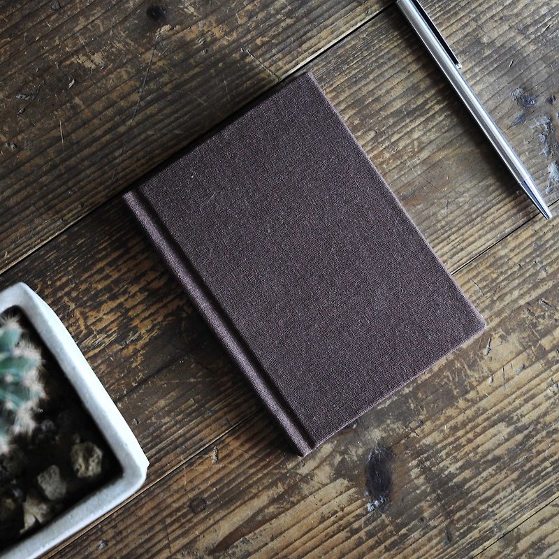 咖啡伴侣 手感布面笔记本handmade notebook - 笔记本/手帐 - 棉．麻 